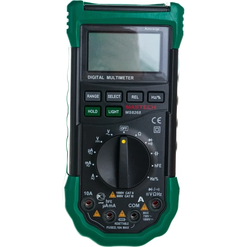 Цифровой автоматический мультиметр MASTECH MS8268 00-00000267 фото 6