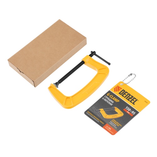 Струбцина G-образная, усиленная, 150 мм Denzel фото 8