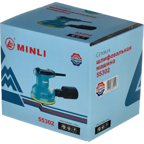 Эксцентриковая шлифмашина MINLI 150мм, 380Вт / 55302 фото 3 Эксцентриковая шлифмашина MINLI 150мм, 380Вт / 55302 фото 3