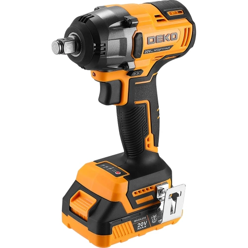 Гайковерт аккумуляторный бесщеточный DEKO DKIS-Li, 20В, 2_3.0Ач, 370 Нм, в кейсе 083-1083 фото 4 Гайковерт аккумуляторный бесщеточный DEKO DKIS-Li, 20В, 2_3.0Ач, 370 Нм, в кейсе 083-1083 фото 4