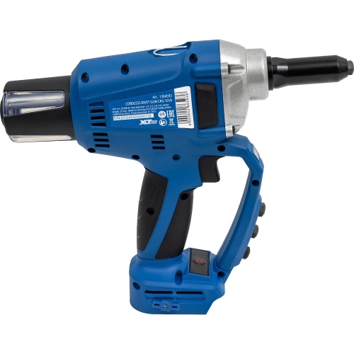 Аккумумуляторный заклепочный пистолет BULL CRG 1018 XLTpro SOLO, бесщеточный, 25 мм, 10000 Н 1304593 фото 4