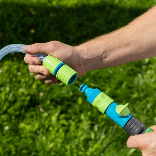 Шланг поливочный прозрачный армированный 3-х слойный, 1/2", 15 м Palisad фото 9