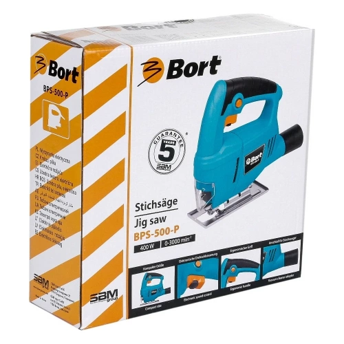 Электрический лобзик BORT BPS-500-P 93720315 фото 8
