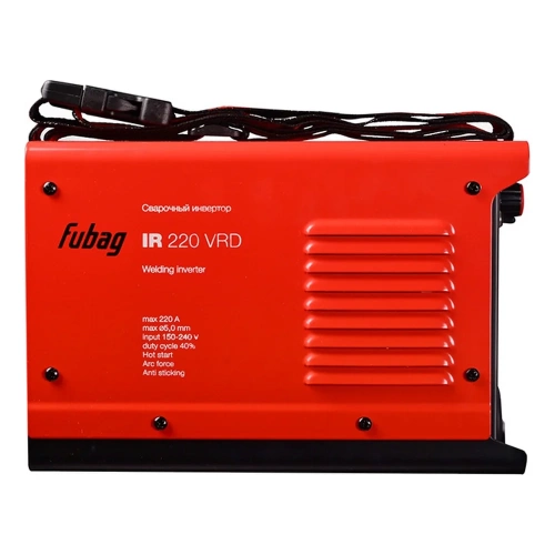 Инвертор MMA сварки FUBAG IR 220 VRD, сварочный ток 220А, рабочее напряжение 150-240В 43637 фото 6