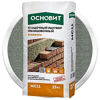 Раствор кладочный Основит Брикформ МС11 серый 25 кг