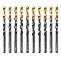 Сверло по металлу, 7 мм, HSS-Tin, Golden Tip, 10 шт. Denzel