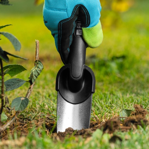 Совок посадочный узкий, 60х270 мм, стальной, полипропиленовая рукоятка, BASE Palisad фото 8