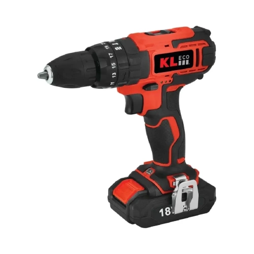 Ударная аккумуляторная дрель-шуруповерт KLECO 18 В / 1,5 Ач 12039 KE18DM-15 Ударная аккумуляторная дрель-шуруповерт KLECO 18 В / 1,5 Ач 12039 KE18DM-15