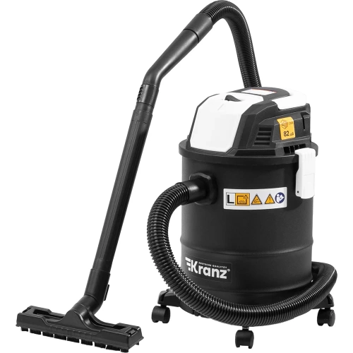 Пылесос строительный KRANZ KR15, 1200Вт, 15л, 4м KR-16-1115