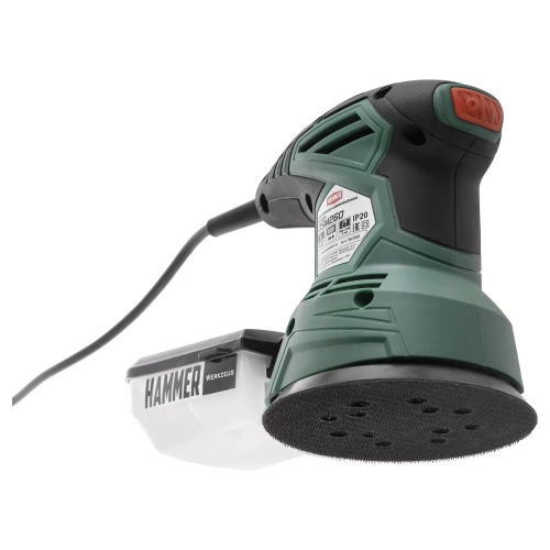 Орбитальная шлифовальная машина Hammer Flex 260 Вт, диаметр 125 мм, 6000-12000 об/мин OSM260 фото 5