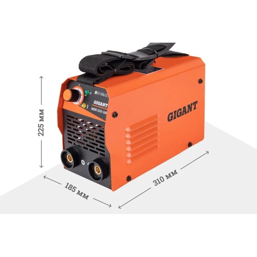 Сварочный инвертор (160 А; кабель 1.5+1.35 м; ПВ 60%) Gigant MMA MINI GOS-160 фото 6 Сварочный инвертор (160 А; кабель 1.5+1.35 м; ПВ 60%) Gigant MMA MINI GOS-160 фото 6