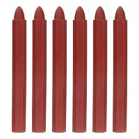 Мелки разметочные восковые красные, 120 мм, коробка 6 шт Matrix