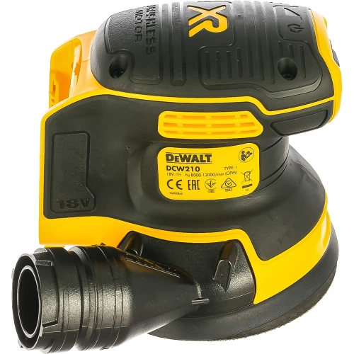 Эксцентриковая орбитальная шлифовальная машина DEWALT 18.0 В XR DCW210N-XJ фото 3