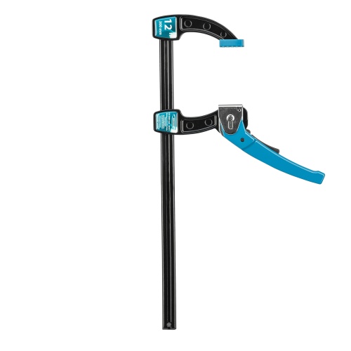 Струбцина реечная быстрозажимная 12, металлический корпус, рычажный храповой механизм, 300 мм Gross фото 3