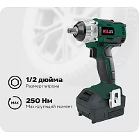 Ударный бесщеточный аккумуляторный гайковерт KLPRO 18 В / 5 Ач 12046 KLSS18B-50