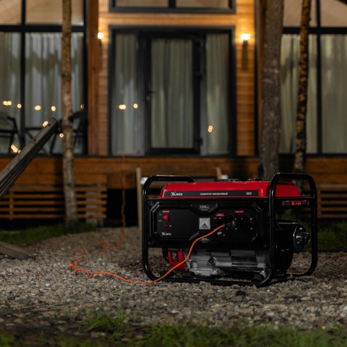 Генератор бензиновый RS-4000, 3,3 кВт, 230В, ручной стартер MTX фото 26