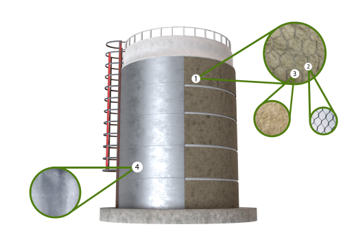 Мат прошивной BASWOOL (БАСВУЛ) МП 75 фото 2