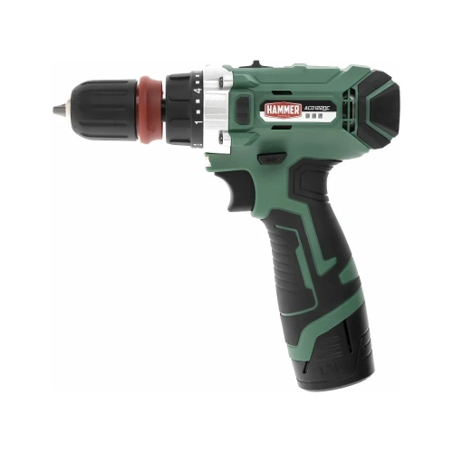 Аккумуляторная дрель Hammer 12 В, 2x2 Ач, Li-ION, 10 мм, 0-350/0-1400 об/мин, 28 Нм ACD122QC фото 8 Аккумуляторная дрель Hammer 12 В, 2x2 Ач, Li-ION, 10 мм, 0-350/0-1400 об/мин, 28 Нм ACD122QC фото 8