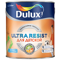 Краска Dulux Ultra Resist для детской база BC матовая 2,25 л