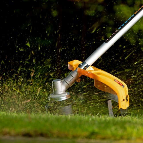 Триммер электрический TE-1400, 1400 Вт, 420 мм, катушка + диск, разборная штанга Denzel фото 19