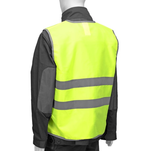 Жилет сигнальный, желтый, размер XXL Сибртех фото 4