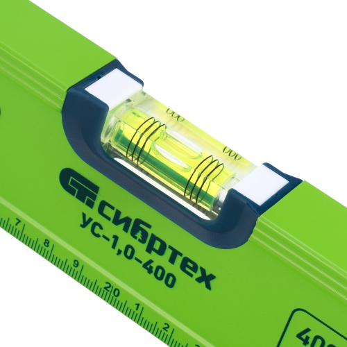 Уровень алюминиевый УС-1, 0-400, фрезерованный, 3 глазка, 400 мм Сибртех фото 7