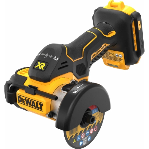 Аккумуляторная отрезная машина Dewalt DCS438E2T, 18 В, 76 мм, 20000 об/мин, с 2 АКБ 1.7 Ач и ЗУ, в кейсе TSTAK DCS438E2T-QW фото 3 Аккумуляторная отрезная машина Dewalt DCS438E2T, 18 В, 76 мм, 20000 об/мин, с 2 АКБ 1.7 Ач и ЗУ, в кейсе TSTAK DCS438E2T-QW фото 3