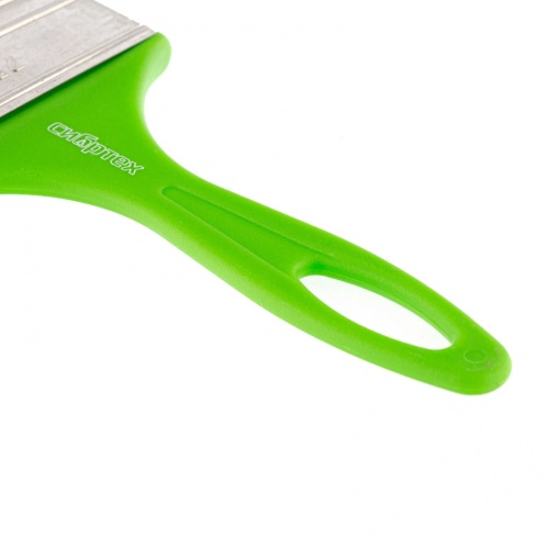 Кисть флейцевая "Евро", 75 x 8, натуральная щетина, пластиковая ручка Сибртех фото 3