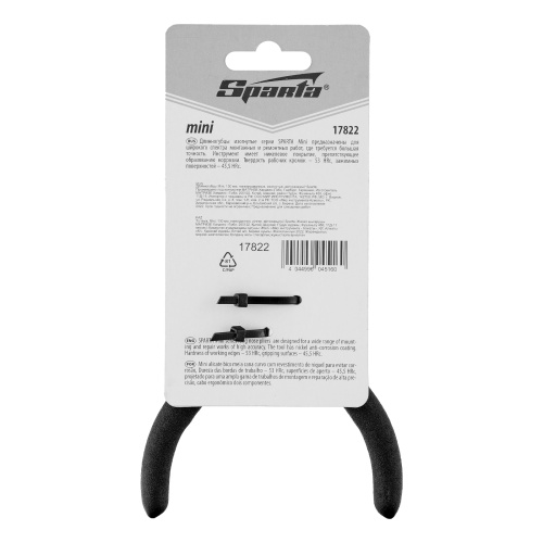 Длинногубцы изогнутые Mini, 130 мм, никелированные, авторазжим Sparta фото 7