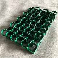 Решетка для газона зеленая 640X395X40