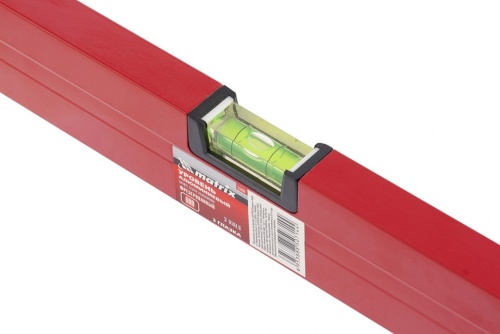 Уровень алюминиевый, 600 мм, фрезерованный, 3 глазка Matrix фото 3