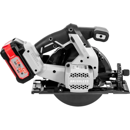 Аккумуляторная бесщеточная дисковая пила Интерскол ДПА-165/36В Li-ion АПИ (кейс, 2 аккум. 2,0Ач, ЗУ) 817.2.2.70 фото 4