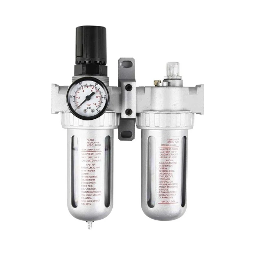 Блок подготовки воздуха Rockforce 3/8" фильтр-регулятор+лубрикатор 10Мк, 1000 л/мин, 0-10bar, раб. температура 5-60 RF-AFRL803(47078) фото 4 Блок подготовки воздуха Rockforce 3/8" фильтр-регулятор+лубрикатор 10Мк, 1000 л/мин, 0-10bar, раб. температура 5-60 RF-AFRL803(47078) фото 4