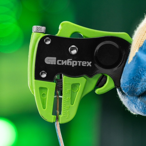 Щипцы для зачистки электропроводов, сечением: 0.2-3.5 мм2, функция обрезания проводов Сибртех фото 12