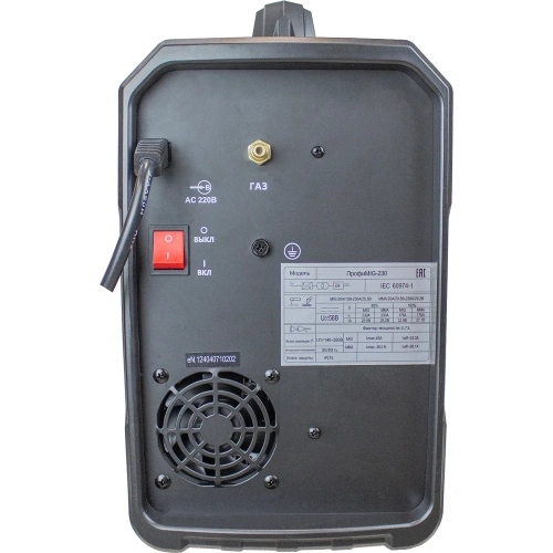 Сварочный аппарат Edon ПрофиMIG-230 (MIG (Co2, MIX), MIG (FCAW) 50-230A 0.8-1 мм., MMA 20-230A., 2-4 мм. 2T/4T, рег-ка 24953 фото 8