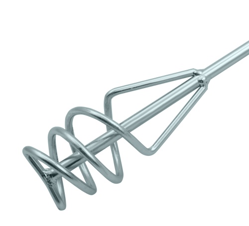 Миксер для песчано-гравийных смесей, 60 х 400 мм, оцинкованный, хвостовик SDS Plus Denzel фото 2