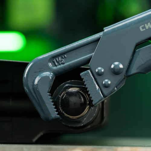 Ключ трубный рычажный КТР-2, 1.5", кованый, тип "L" Сибртех фото 12