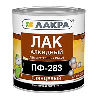 Лак алкидный Лакра ПФ-283 глянцевый 2,4 кг