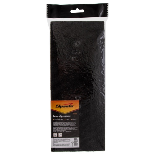 Сетка абразивная, P 60, 115 х 280 мм, 10 шт Sparta фото 4 Сетка абразивная, P 60, 115 х 280 мм, 10 шт Sparta фото 4