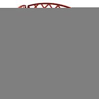 Забор декоративный "Сетка", 24 х 320 см, терракот, Palisad