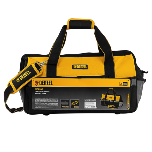 Сумка для инструмента, 500х245х300 мм, 20 карман.,съемный органайз. 10 карман.,наплеч. рем. Denzel фото 13 Сумка для инструмента, 500х245х300 мм, 20 карман.,съемный органайз. 10 карман.,наплеч. рем. Denzel фото 13
