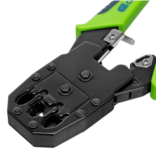 Клещи для обжима телефонных и компьютерных клемм 4P, 6P, 8P, функция обрезания проводов Сибртех фото 6