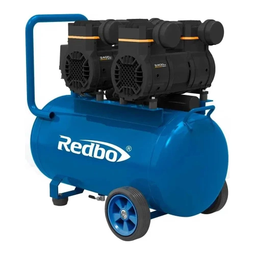 Компрессор безмасляный Redbo 2.4кВт, 210л/мин, 50л, 4 цилиндра, ACN-50/2400-2 39774 Компрессор безмасляный Redbo 2.4кВт, 210л/мин, 50л, 4 цилиндра, ACN-50/2400-2 39774