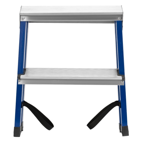 Стремянка двусторонняя 2 ступени, стальная, Сибртех фото 3