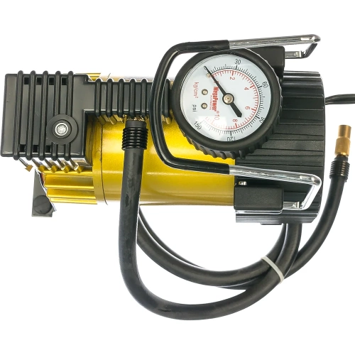 Поршневой компрессор в сумке MEGAPOWER M-14001 150PSI, 35л мин, 14А 12V 1 8 03.14.001 фото 4