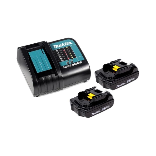 Аккумулятор BL1815N 2 шт. (18В;1.5 А*ч; Li-ion) + зарядное устройство DC18SD Makita 197143-8 фото 5
