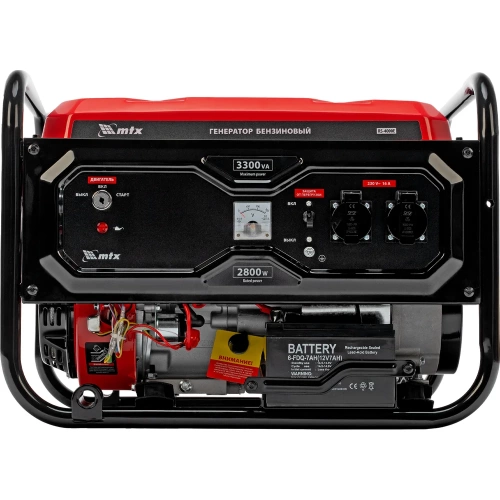 Генератор бензиновый MTX RS-4000E, 3,3 кВт, 230В, электростартер 946125 фото 10