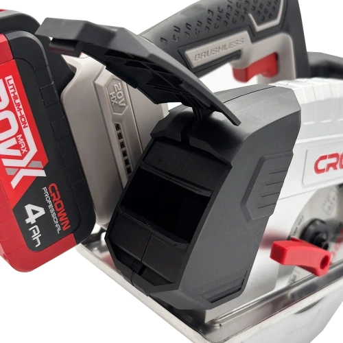 Пила дисковая по металлу аккумуляторная Crown BL CT25040-150HX-4 BMC фото 10