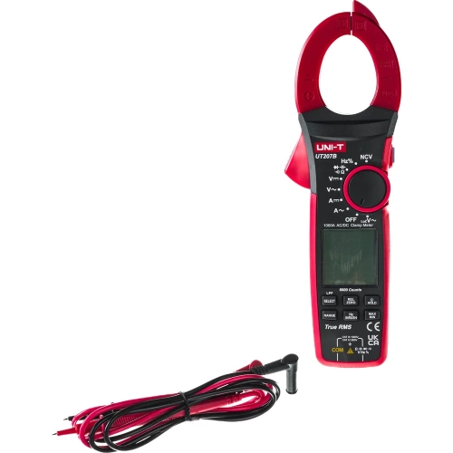 Токоизмерительные цифровые клещи UNI-T UT207B TrueRMS, AC/DC, 1000A, 00-0004256 фото 6 Токоизмерительные цифровые клещи UNI-T UT207B TrueRMS, AC/DC, 1000A, 00-0004256 фото 6