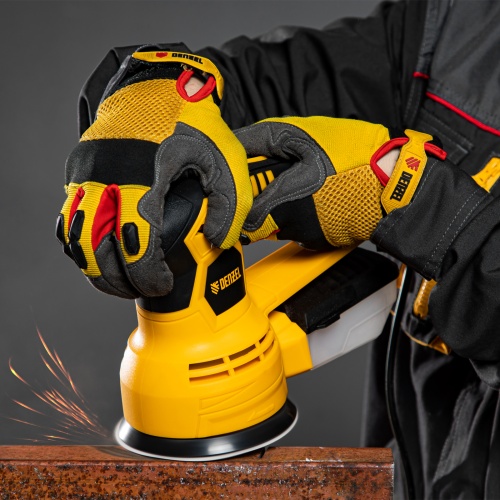 Машина шлифовальная эксцентриковая OS-125, 450 Вт, 6000-12000 об/мин Denzel фото 15